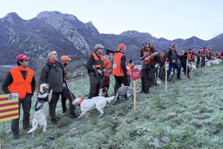 Paisajes asturianos abruptos realzan la caza de becada