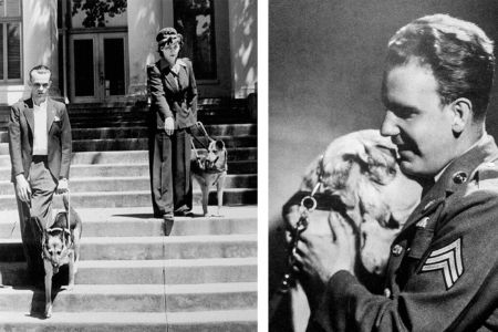 Lois Merrihew,  la primera mujer Instructora de perros guía en EE UU