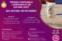 Calendario actividades caninas julio 2026